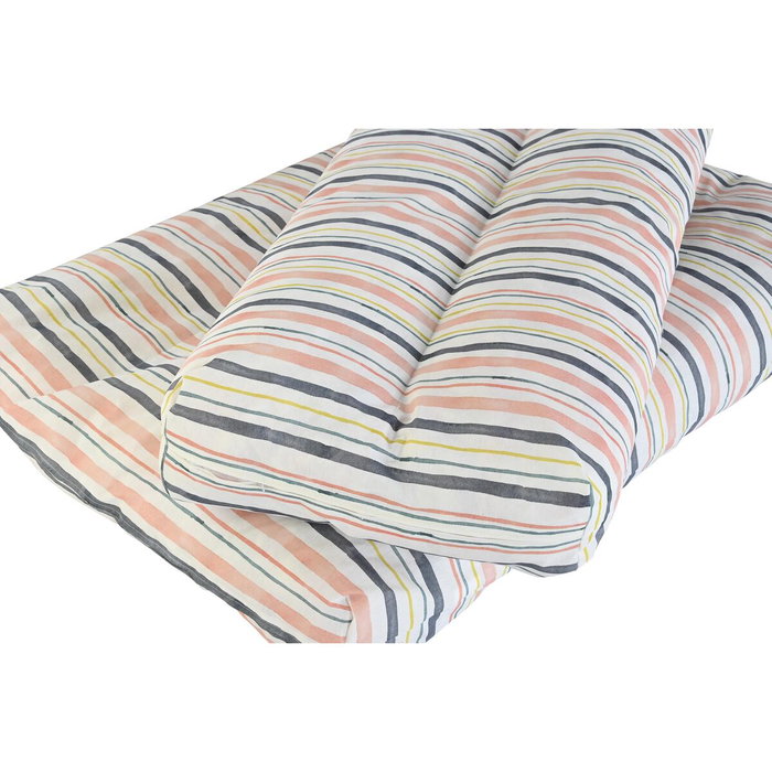 DKD Home Decor Cojin Suelo Terraza Y Jardin Multicolor 80 x 16 x 120 cm Resistente Agua Antimanchas Set 2