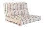 DKD Home Decor Set de 2 Cojines de Suelo Rayas Multicolor 120x80x16 cm