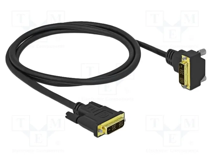 DELOCK Cable DVI - DVI Dual Link 1m Negro DELOCK Cable DVI - DVI Dual Link 1m Negro