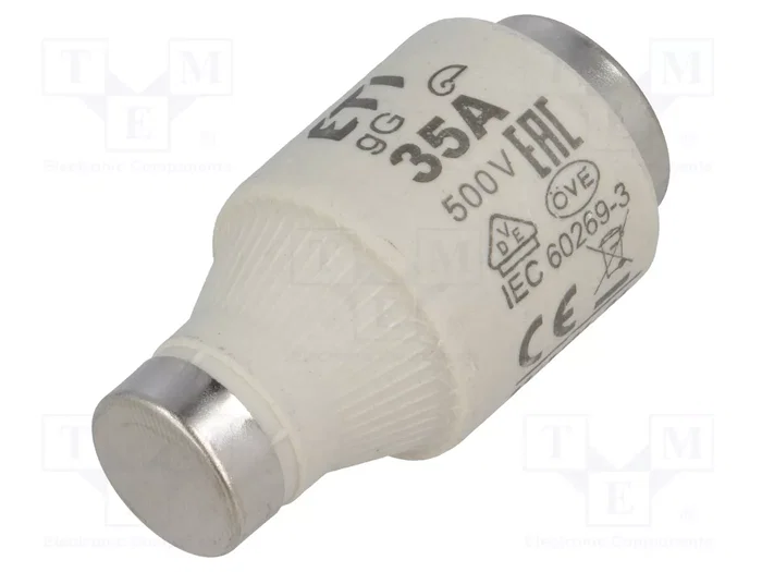 ETI POLAM Fusible de Cartucho Cerámico DIII 35A 500V ETI POLAM Fusible de Cartucho Cerámico DIII 35A 500V