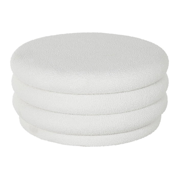 DKD Home Decor Mesa de Centro Poliéster Blanca 79x79x38 cm DKD Home Decor Mesa de Centro Poliéster Blanca 79x79x38 cm