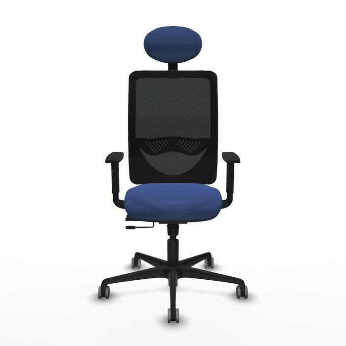 PIQUERAS Y CRESPO Silla de oficina Zulema con mecanismo Sincro/Traslack, Azul marino y Negro PIQUERAS Y CRESPO Silla de oficina Zulema con mecanismo Sincro/Traslack, Azul marino y Negro