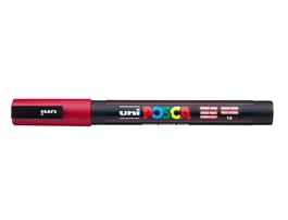 POSCA Marcador Pc-3M Punta Cónica 0,9 - 1,3 mm Rojo Oscuro Pintura Acrílica Base Agua No Permanente