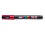 Posca Marcador PC-3M Punta Cónica 0,9-1,3 mm Rojo Oscuro