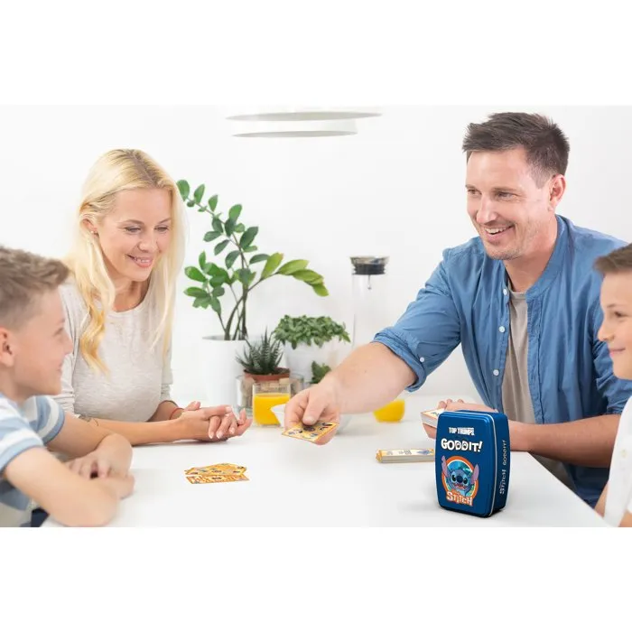 Winning Moves Top Trumps Stitch - Juego de cartas coleccionables, movimiento ganador, de 1 a 6 jugadores, para mayores de 6 años