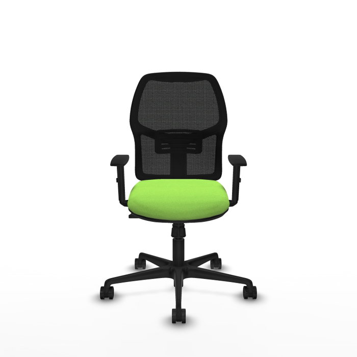 PIQUERAS Y CRESPO Silla Alfera Pistacho y Negro con Mecanismo Sincro PIQUERAS Y CRESPO Silla Alfera Pistacho y Negro con Mecanismo Sincro