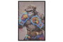 DKD Home Decor Cuadro LED Lienzo Chimpancé Boxeo