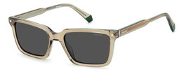 Polaroid PLD-4116-S-X-10A Gafas de sol para hombre marrón con cristal gris