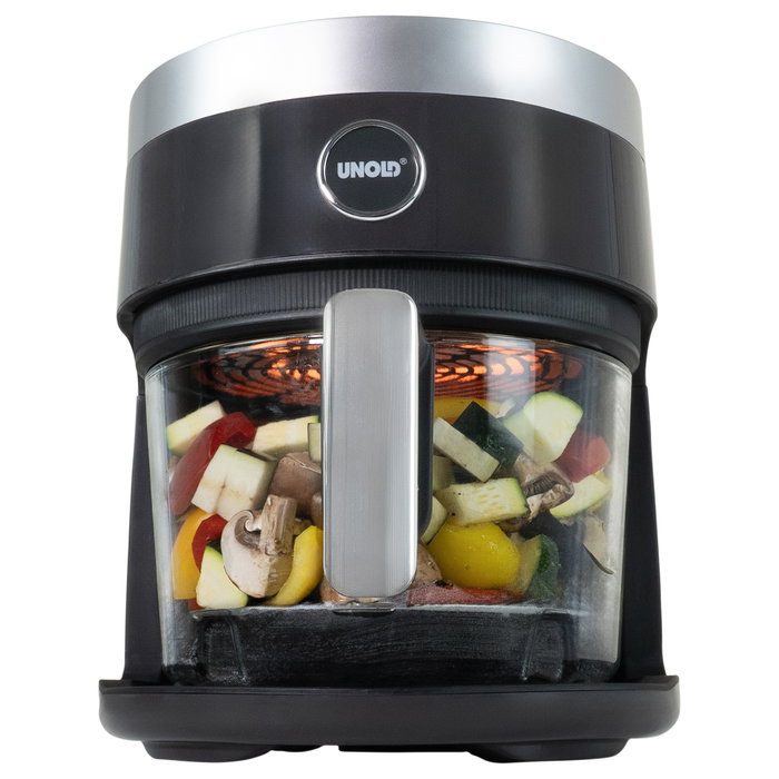 UNOLD 58695 Freidora de Aire Caliente de Cristal