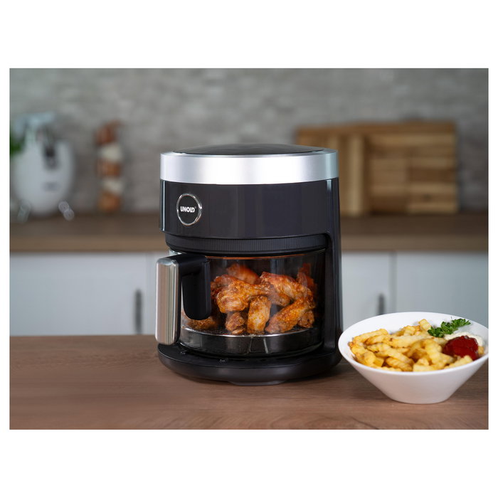 UNOLD 58695 Freidora de Aire Caliente de Cristal