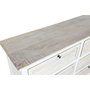 DKD Home Decor Cómoda de Mango Blanco con 6 Cajones