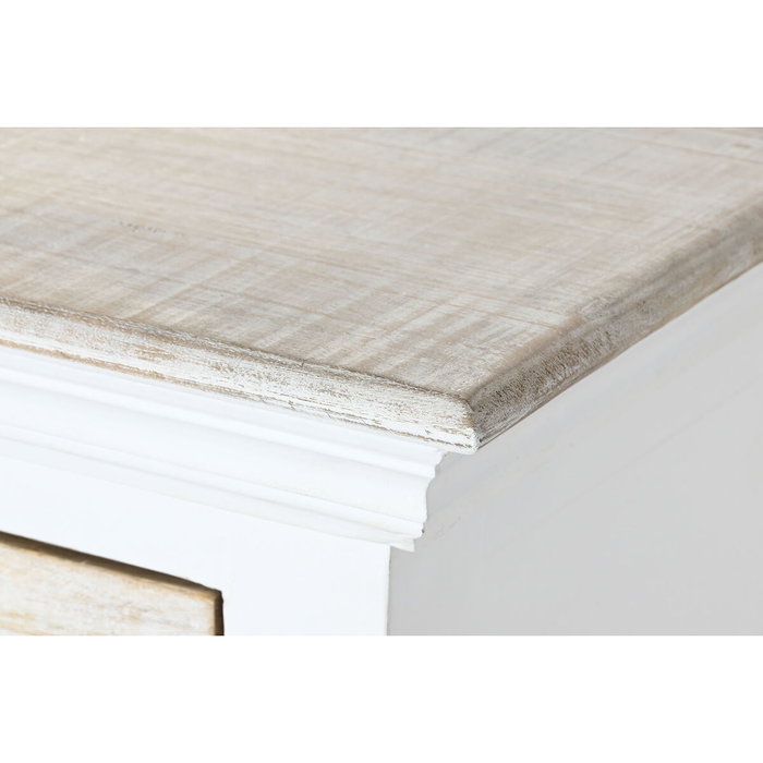 DKD Home Decor Cómoda de Mango Blanco con 6 Cajones DKD Home Decor Cómoda de Mango Blanco con 6 Cajones