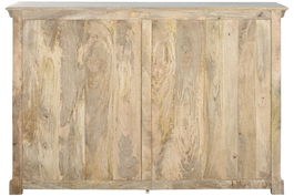 DKD Home Decor Comoda Romantico 6 Cajones Blanco Natural 150x40x100 cm