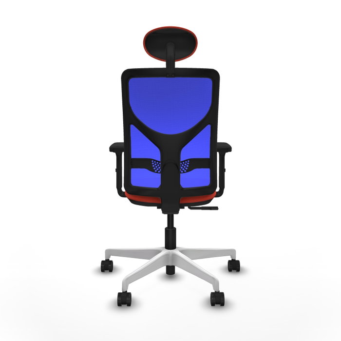 PIQUERAS Y CRESPO Silla de oficina Motilla con mecanismo Sincro, Naranja oscuro y Azul PIQUERAS Y CRESPO Silla de oficina Motilla con mecanismo Sincro, Naranja oscuro y Azul