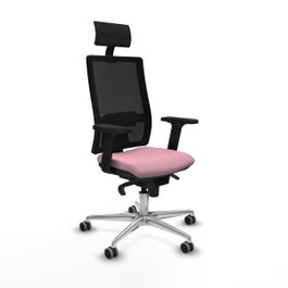 PIQUERAS Y CRESPO Silla de oficina Horna Rosa y Negro