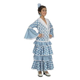 Disfraz para Niños My Other Me Guadalquivir Azul Bailaora Flamenca