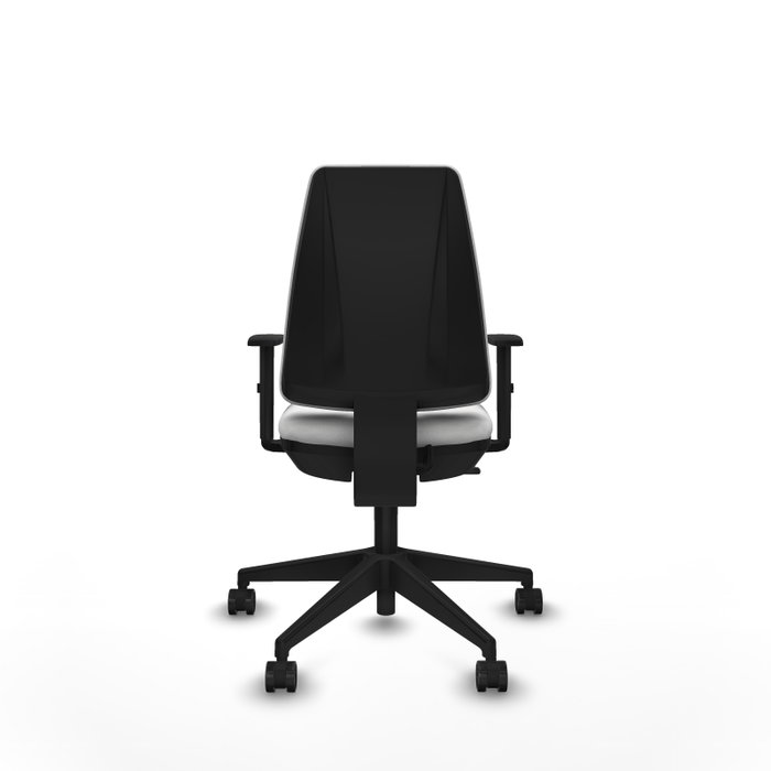 PIQUERAS Y CRESPO Silla de oficina Elche, Tela Blanca, Brazos 1D PIQUERAS Y CRESPO Silla de oficina Elche, Tela Blanca, Brazos 1D