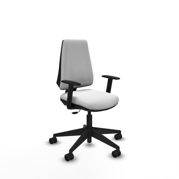 PIQUERAS Y CRESPO Silla de oficina Elche Blanca con Brazos 1D PIQUERAS Y CRESPO Silla de oficina Elche Blanca con Brazos 1D