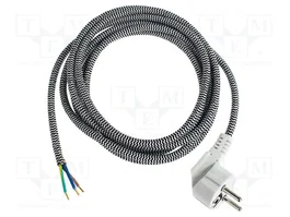 AS SCHWABE Cable de alimentación H03RT-F 3G1mm² 3m