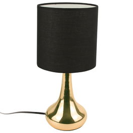 Home Deco Factory Lámpara Táctil Lounge Dorado-Negro