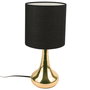 Home Deco Factory Lámpara Táctil Lounge Dorado-Negro