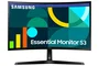 Samsung Monitor Curvo Essential S3 S24D366GAU 24 pulg Full HD 100Hz Negro