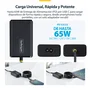 StarTech Cargador USB-C de 65W con Cable Integrado de 1,5 m