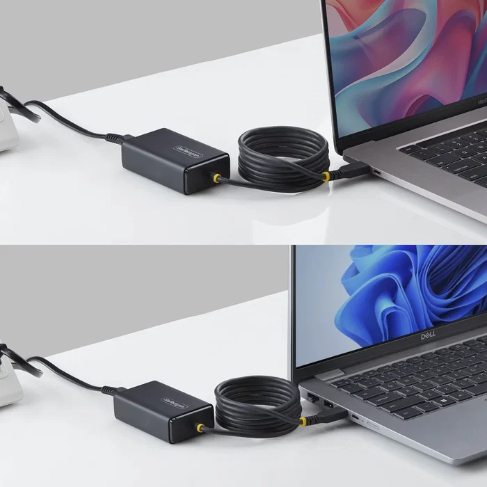 StarTech Cargador USB-C de 65W con Cable Integrado de 1,5 m StarTech Cargador USB-C de 65W con Cable Integrado de 1,5 m