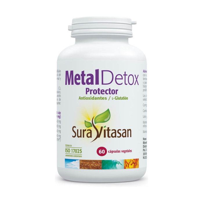 Sura Vitasan Metal Detox Protector 60 cápsulas vegetales Sura Vitasan Metal Detox Protector 60 cápsulas vegetales