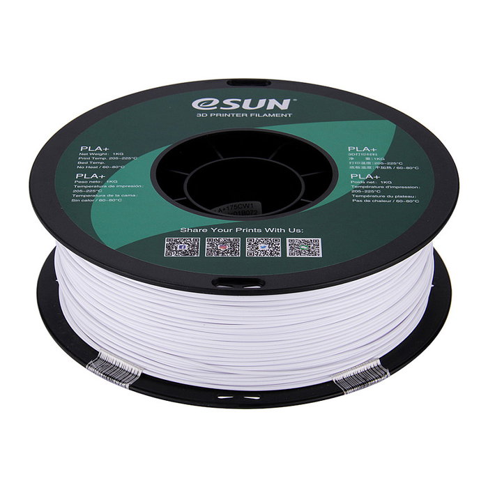 eSun PLA+ 1,75mm Cold White 1kg eSun PLA+ 1,75mm Cold White 1kg