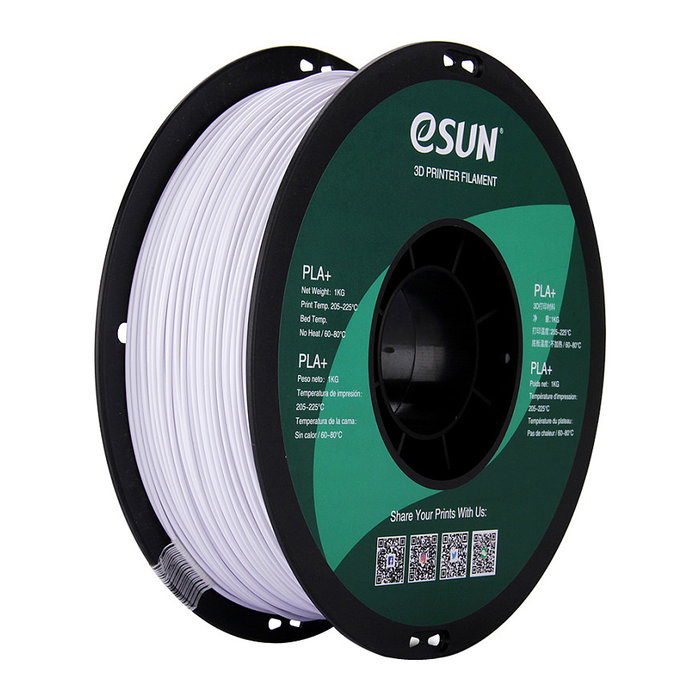 eSun PLA+ 1,75mm Cold White 1kg eSun PLA+ 1,75mm Cold White 1kg