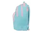 Safta Mochila Doble Munich adaptable a carro, cantoneras, color Sky, medidas 420x320x150 mm