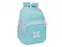 Safta Mochila Doble Munich adaptable a carro, cantoneras, color Sky, medidas 420x320x150 mm
