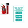 Disfraz Caperucita Roja Ensangrentada Para Niña Bebé Con Capa 24 Meses Halloween