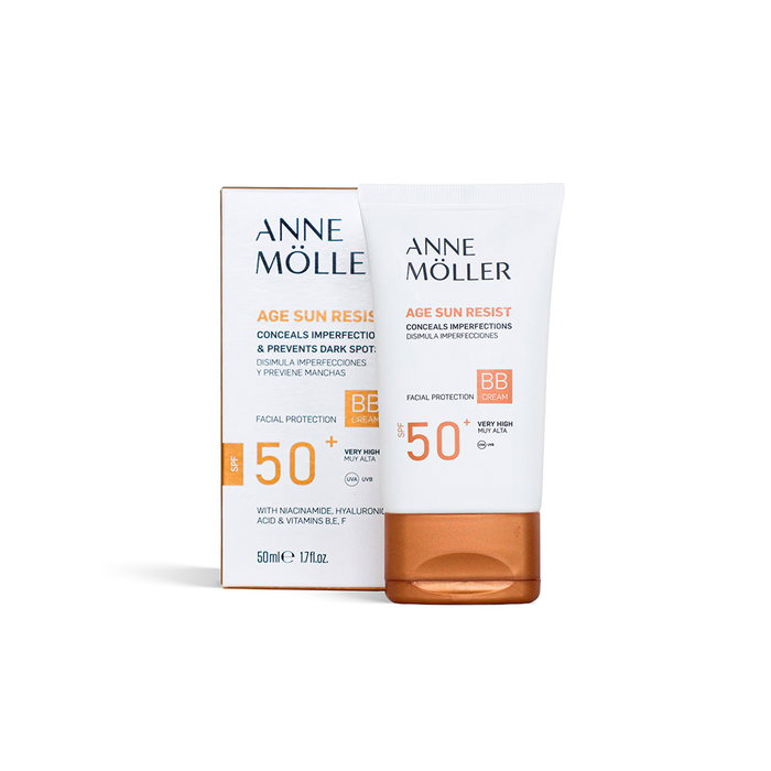 Anne Möller Age Sun Resist BB Cream SPF50+ 50 ml Protector Solar con Color Antiimperfecciones