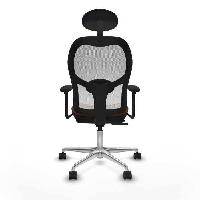 PIQUERAS Y CRESPO Silla de oficina Jorquera Marrón y Blanco PIQUERAS Y CRESPO Silla de oficina Jorquera Marrón y Blanco