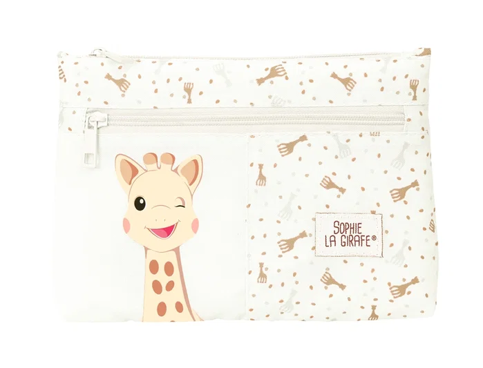 Safta Estuche Portatodo Sophie la Girafe Honey Grande con 2 Cremalleras Safta Estuche Portatodo Sophie la Girafe Honey Grande con 2 Cremalleras