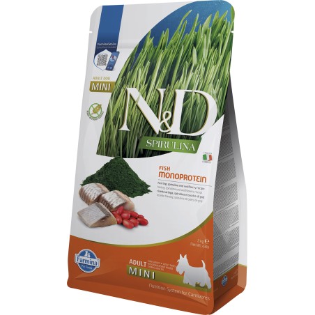 Farmina N&D Dog Spirulina Arenque Adult Mini 2kg Farmina N&D Dog Spirulina Arenque Adult Mini 2kg
