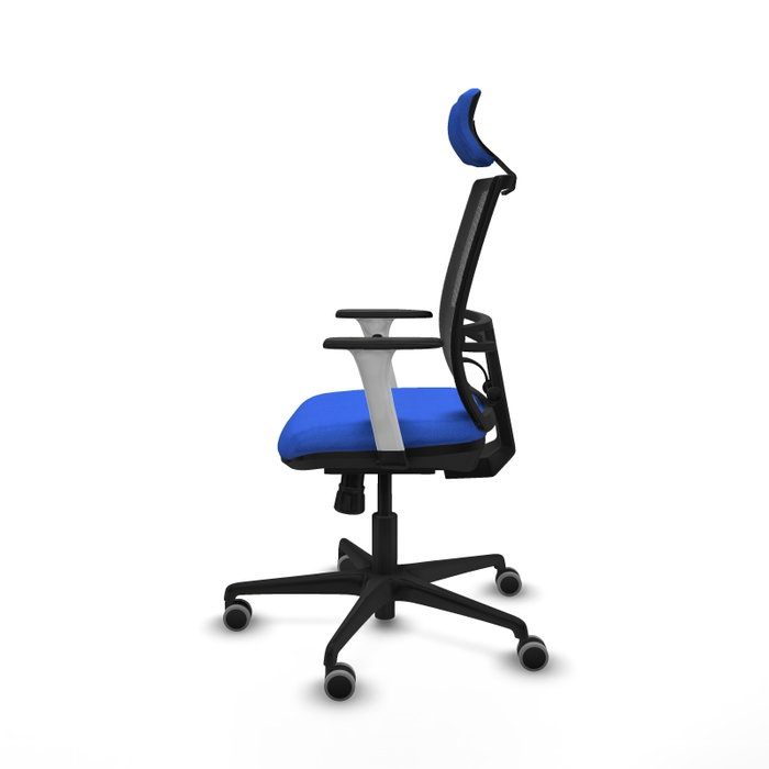 PIQUERAS Y CRESPO Silla de oficina Yunquera con mecanismo Sincro, Azul y Negro PIQUERAS Y CRESPO Silla de oficina Yunquera con mecanismo Sincro, Azul y Negro