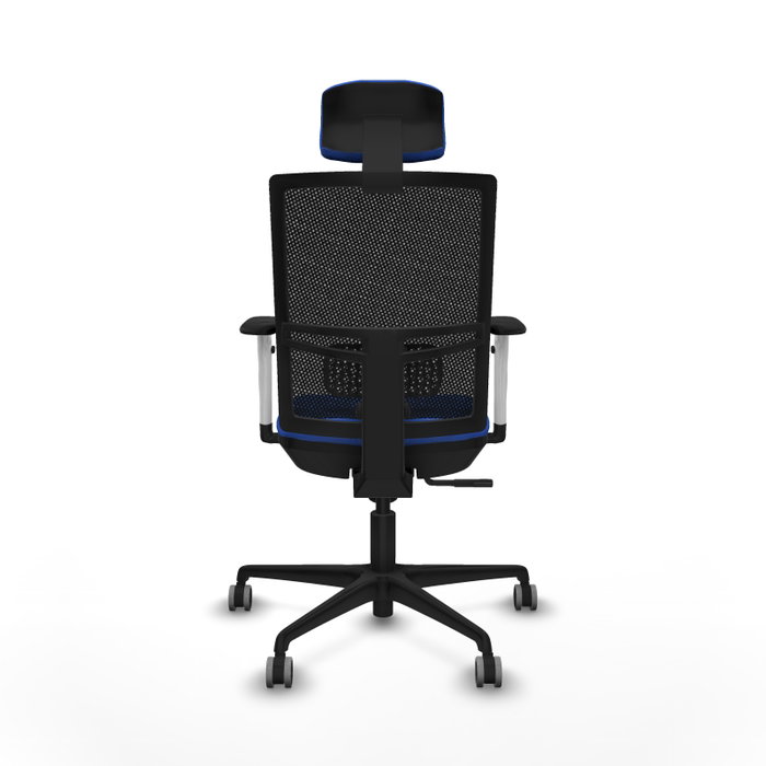 PIQUERAS Y CRESPO Silla de oficina Yunquera con mecanismo Sincro, Azul y Negro PIQUERAS Y CRESPO Silla de oficina Yunquera con mecanismo Sincro, Azul y Negro