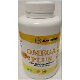 ALFA HERBAL Omega Plus 30Cap. Aceite Pescado TG1050 Omega 3 y 6 para Sistema Inmune y Nervioso