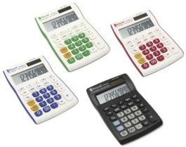 POESSA Calculadora de Sobremesa Pequeña 12 Dígitos Colores Surtidos