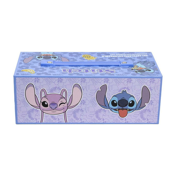 Cerdá Set Papelería Coloreable Maletín Stitch Azul Claro