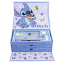 Cerdá Set Papelería Coloreable Maletín Stitch Azul Claro