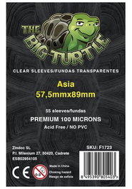 Asia Sleeve 60,5X92 Funda Transparente 55 Ud The Big Turtle