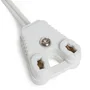 Portalámparas Tubo LED T8 con Cable 120Cm