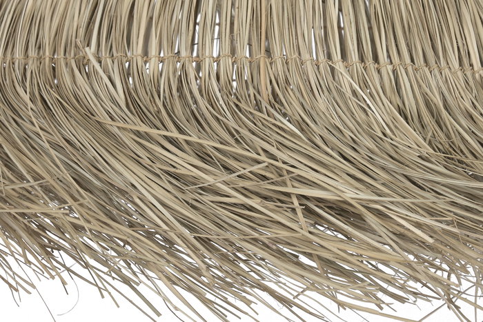 DKD Home Decor Lámpara Techo Balines Lamps 2c 24 Fibras Naturales 45 x 95 x 75 cm Natural