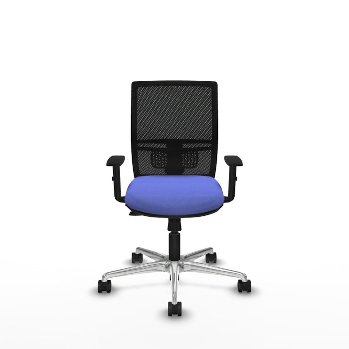 PIQUERAS Y CRESPO Silla de oficina Yunquera Azul claro con malla Negra PIQUERAS Y CRESPO Silla de oficina Yunquera Azul claro con malla Negra