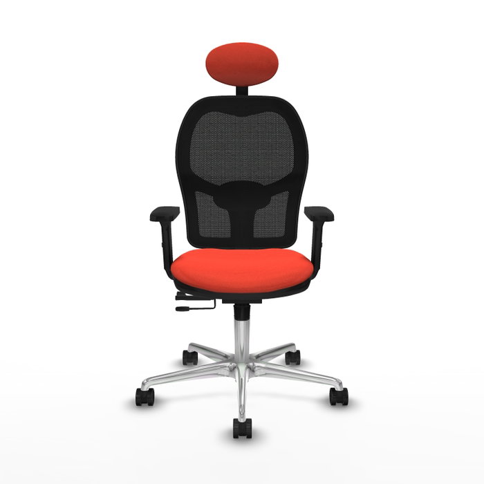 PIQUERAS Y CRESPO Silla de oficina Jorquera Naranja oscuro y Negro