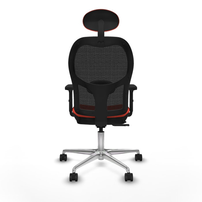 PIQUERAS Y CRESPO Silla de oficina Jorquera Naranja oscuro y Negro